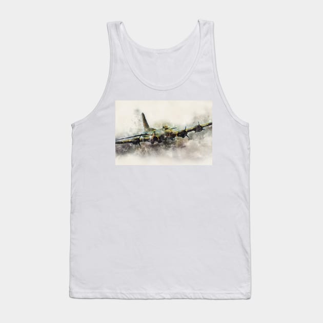 B-17 Flying Fortress - Painting Tank Top by aviationart